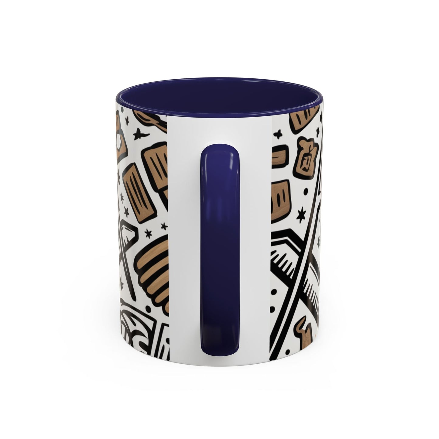 Masonic Premium Ready to Go Accent Coffee Mug | Unique Gift for Freemasons | Perfect for Coffee Lovers, Home Decor, Stylish Drinkware Printify