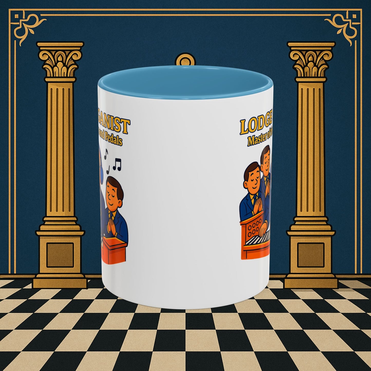 Masonic Mugs - Lodge Maestro - Organist Printify