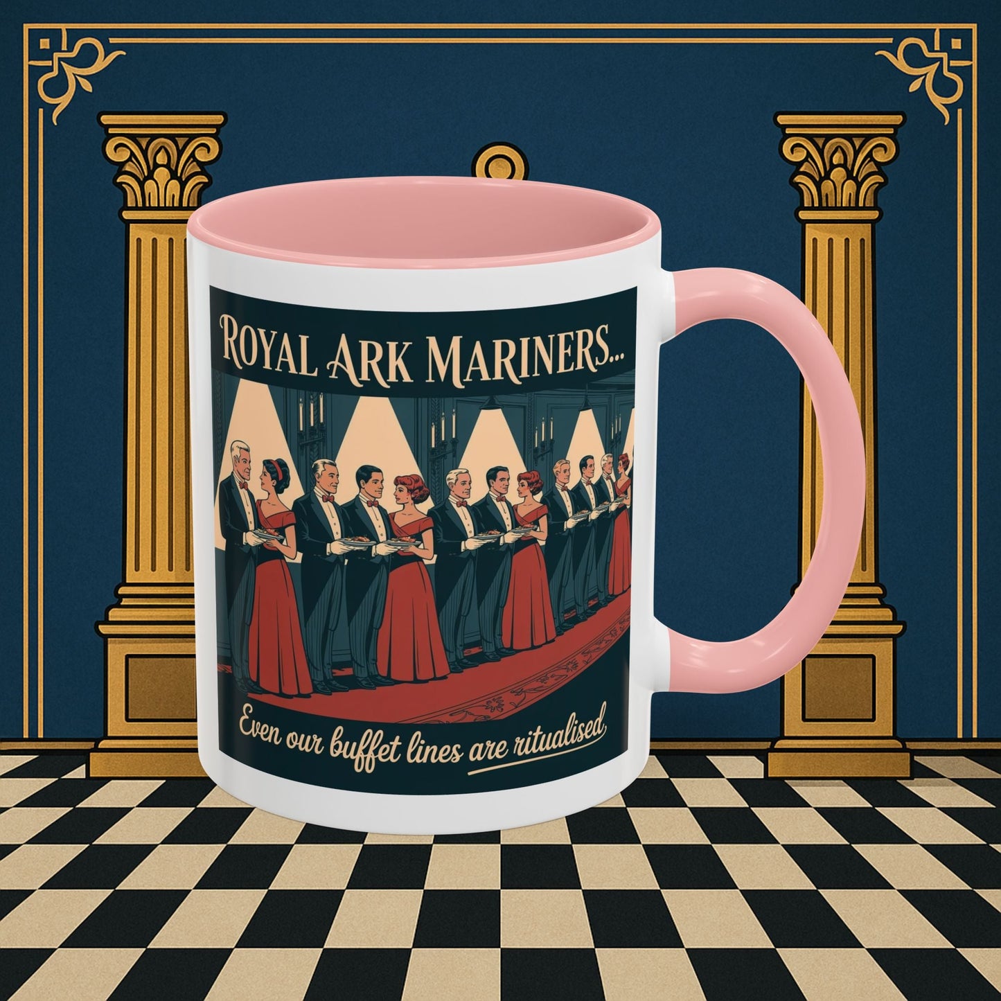 Masonic Mugs - Synchronized Service - Royal Ark Mariners Printify