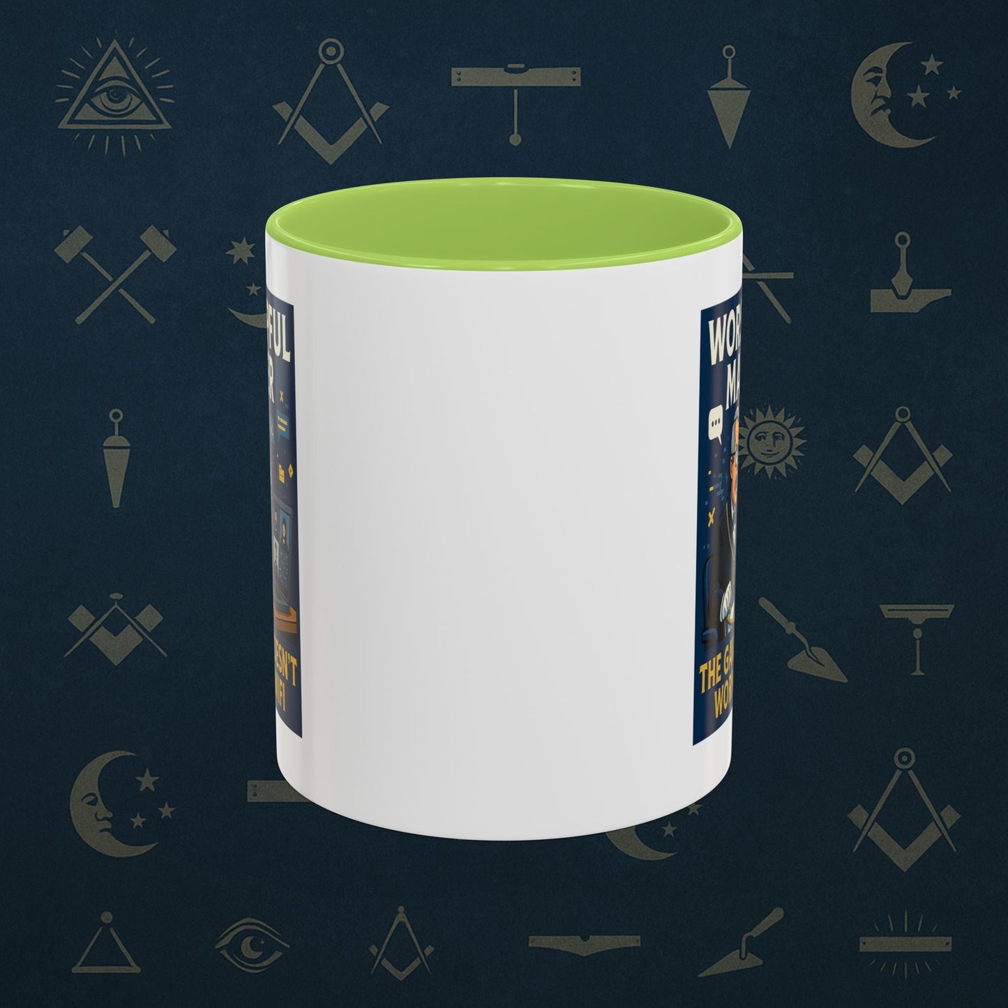 Masonic Mugs - Virtual Vertigo - Worshipful Master Printify