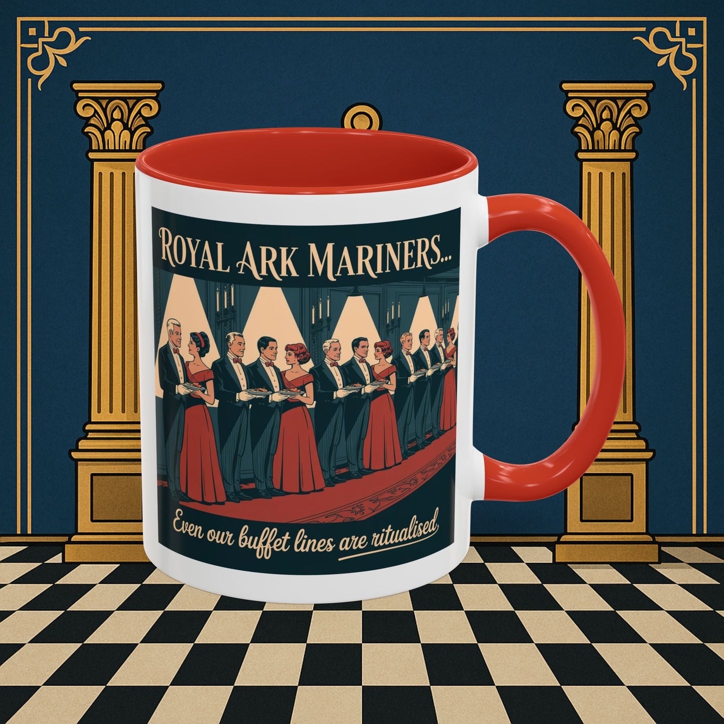 Masonic Mugs - Synchronized Service - Royal Ark Mariners Printify