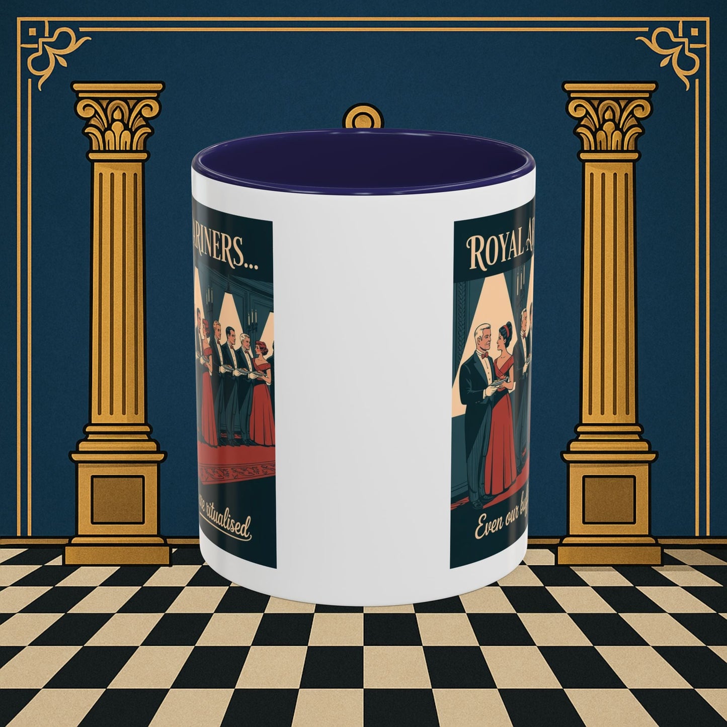 Masonic Mugs - Synchronized Service - Royal Ark Mariners Printify