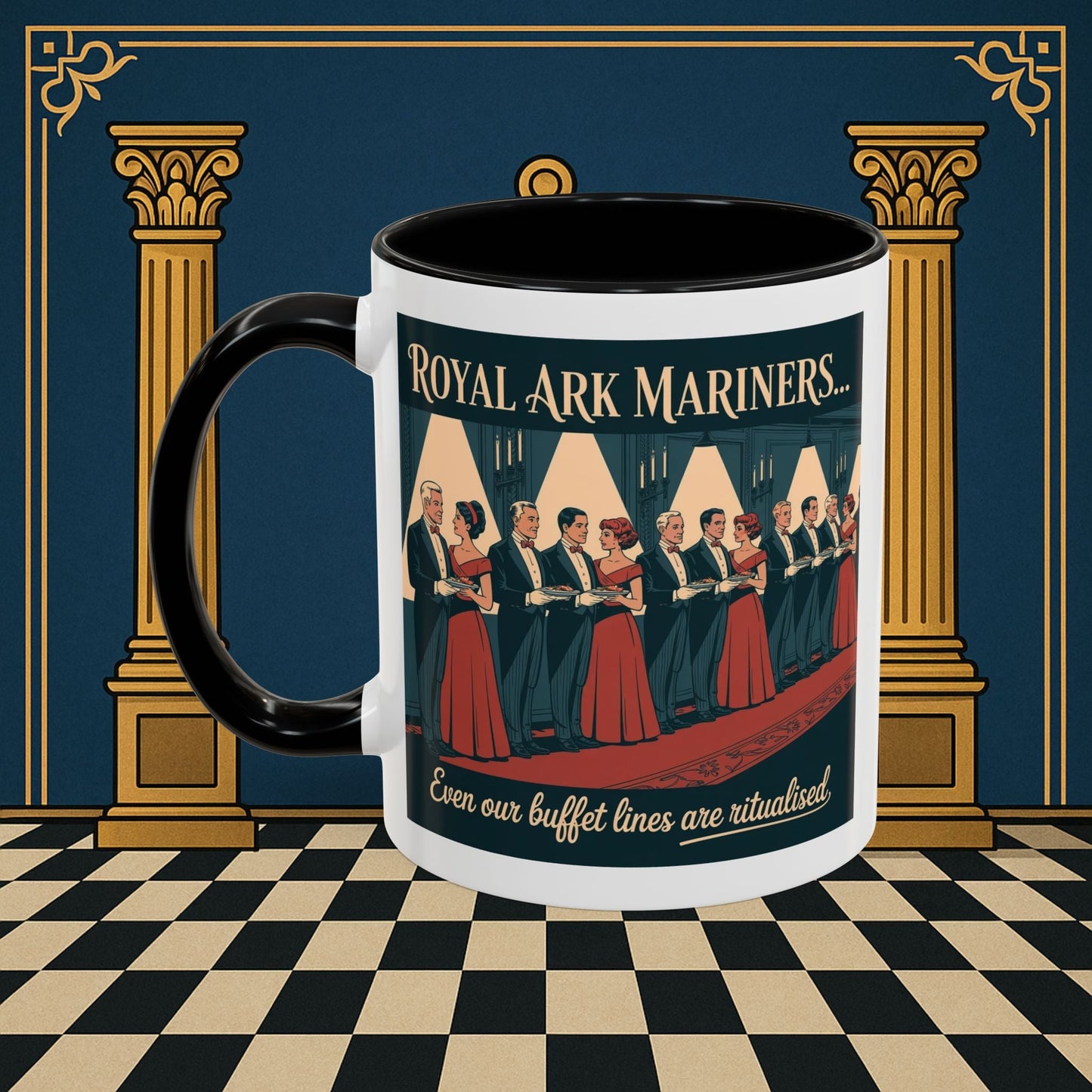 Masonic Mugs - Synchronized Service - Royal Ark Mariners Printify