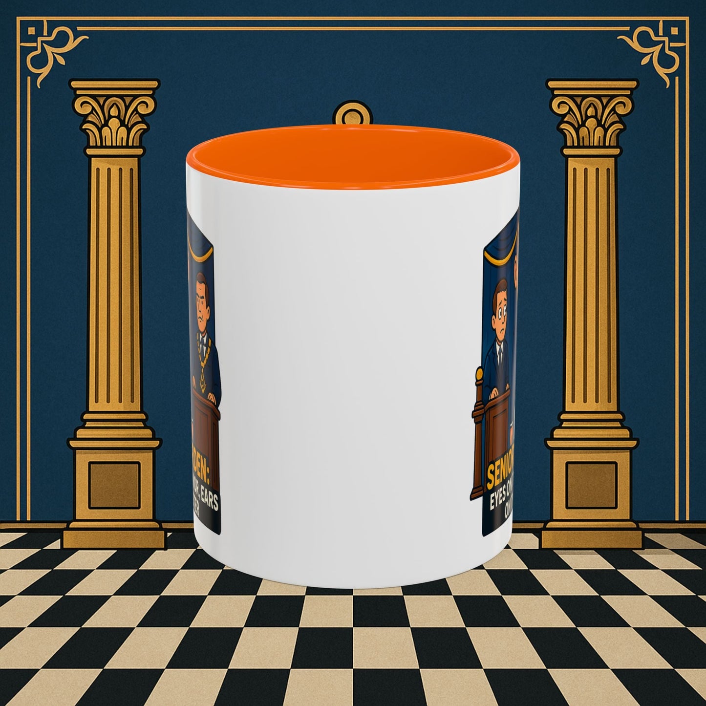 Masonic Mugs - Masonic Watchfulness - Senior Warden Printify