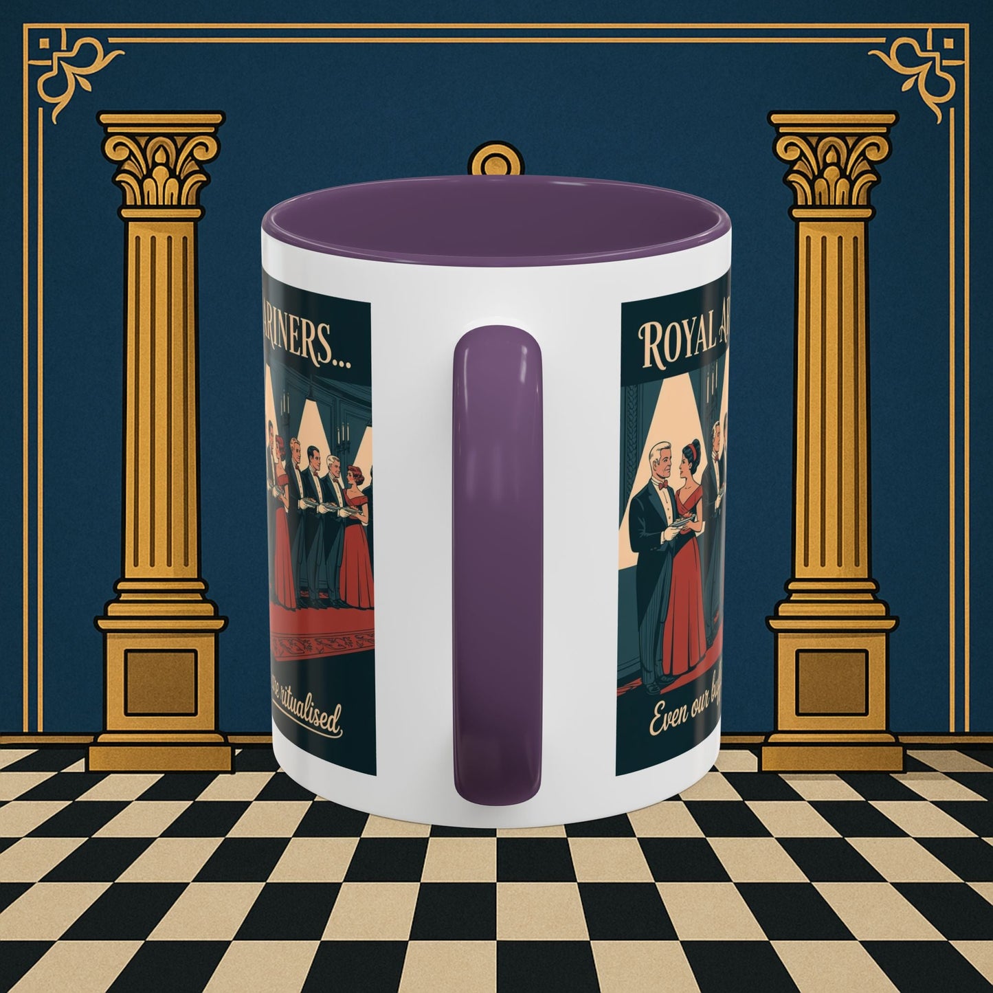 Masonic Mugs - Synchronized Service - Royal Ark Mariners Printify