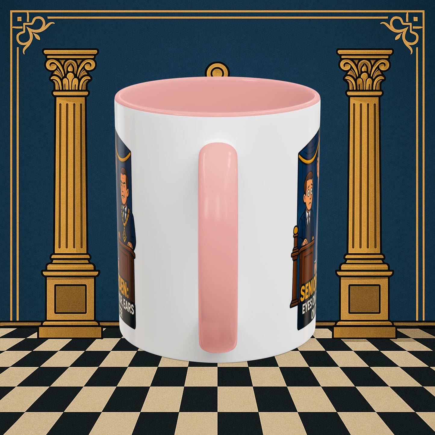 Masonic Mugs - Masonic Watchfulness - Senior Warden Printify