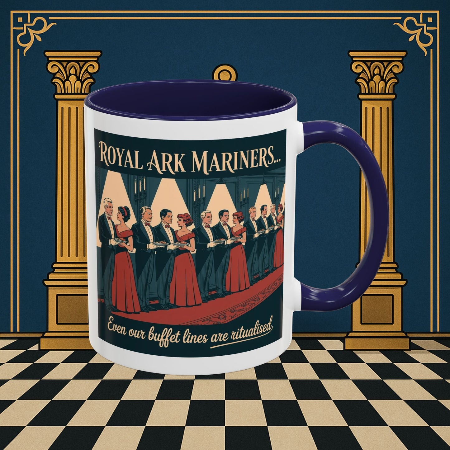 Masonic Mugs - Synchronized Service - Royal Ark Mariners Printify