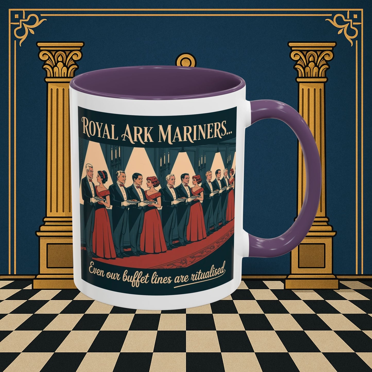 Masonic Mugs - Synchronized Service - Royal Ark Mariners Printify