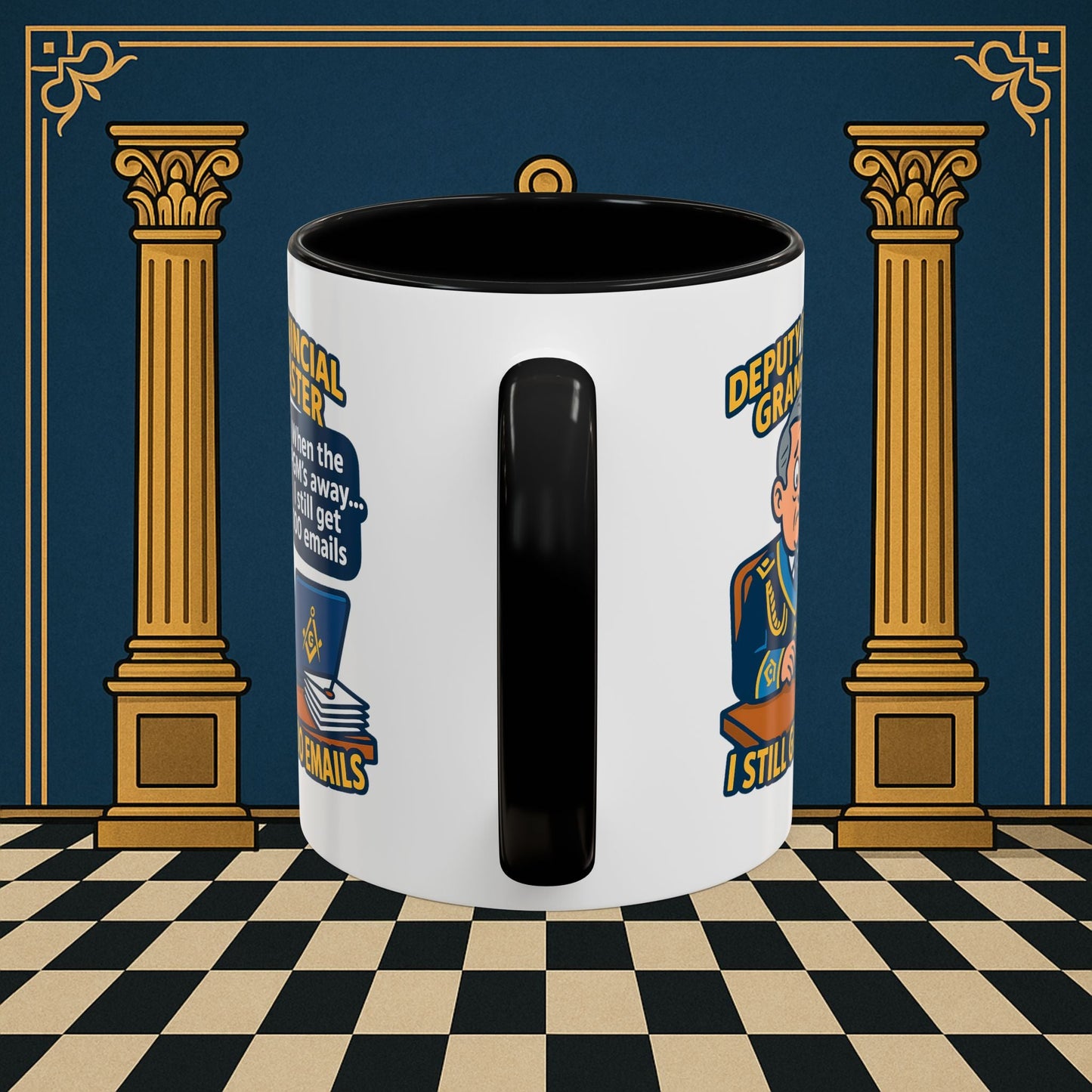 Masonic Mugs - Email Overload - Deputy Provincial Grand Master Printify