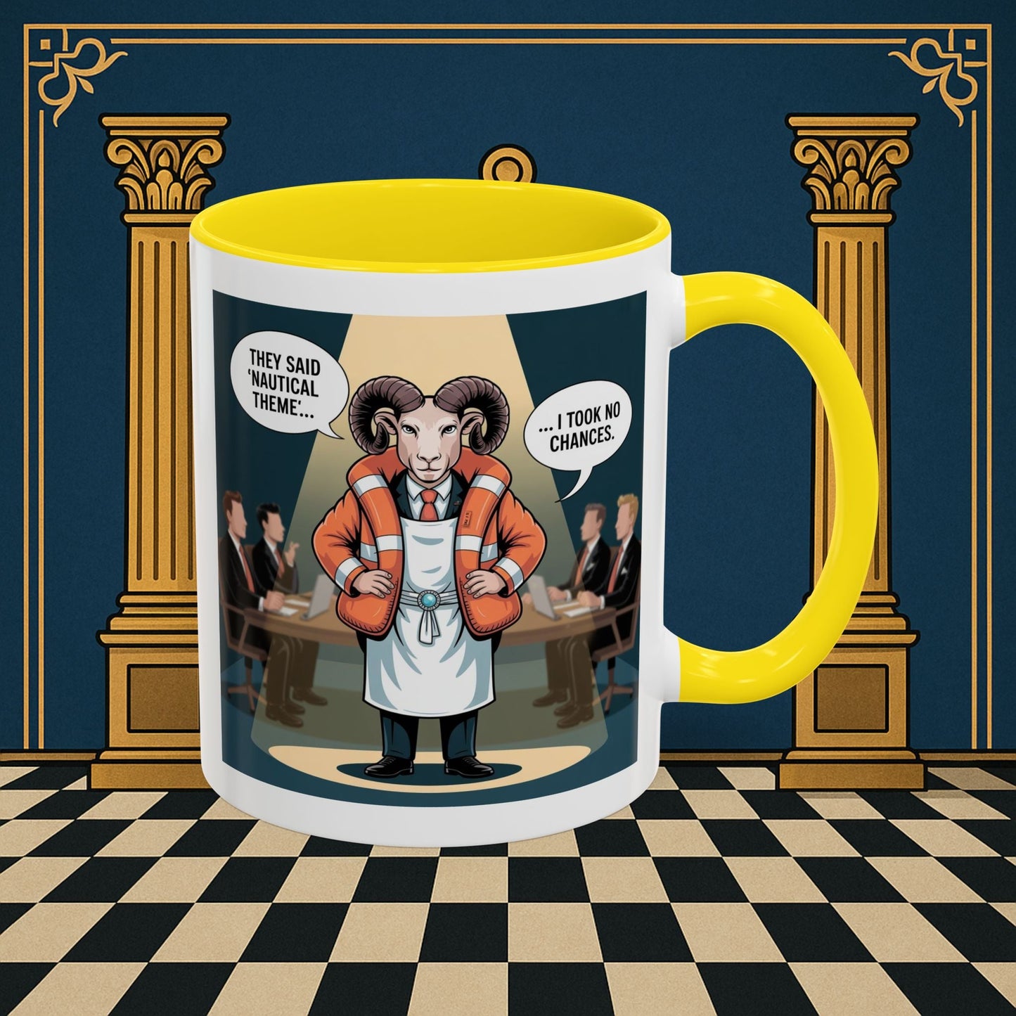 Masonic Mugs - Boardroom Baa - Royal Ark Mariner Printify