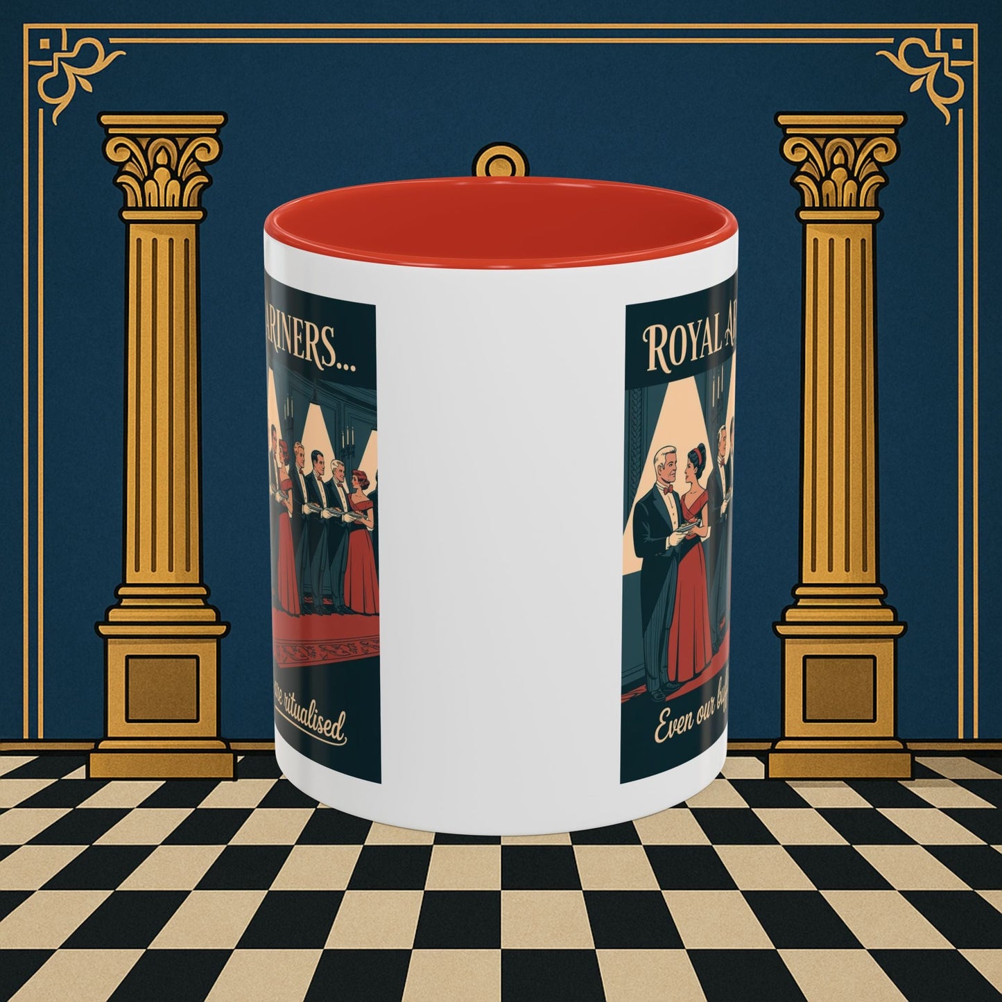 Masonic Mugs - Synchronized Service - Royal Ark Mariners Printify