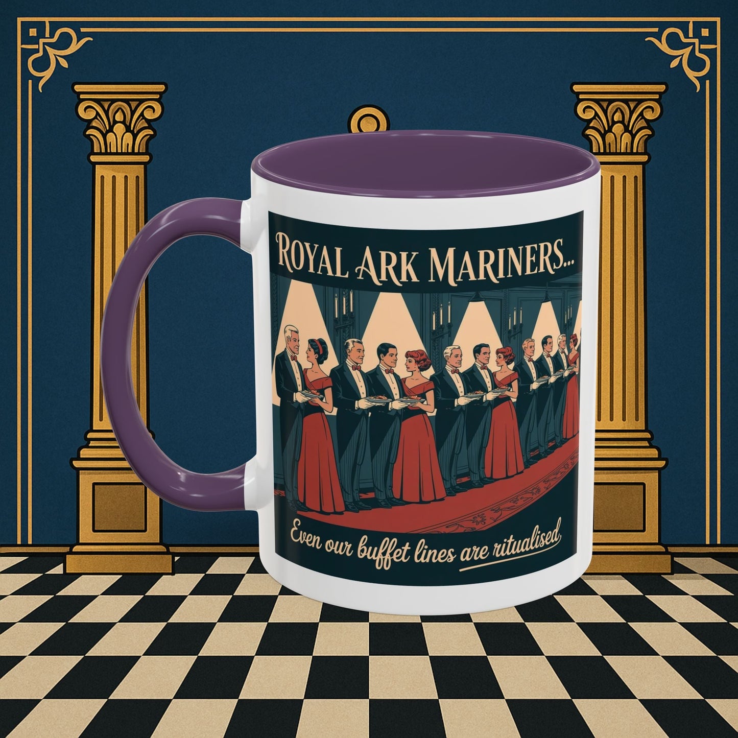 Masonic Mugs - Synchronized Service - Royal Ark Mariners Printify