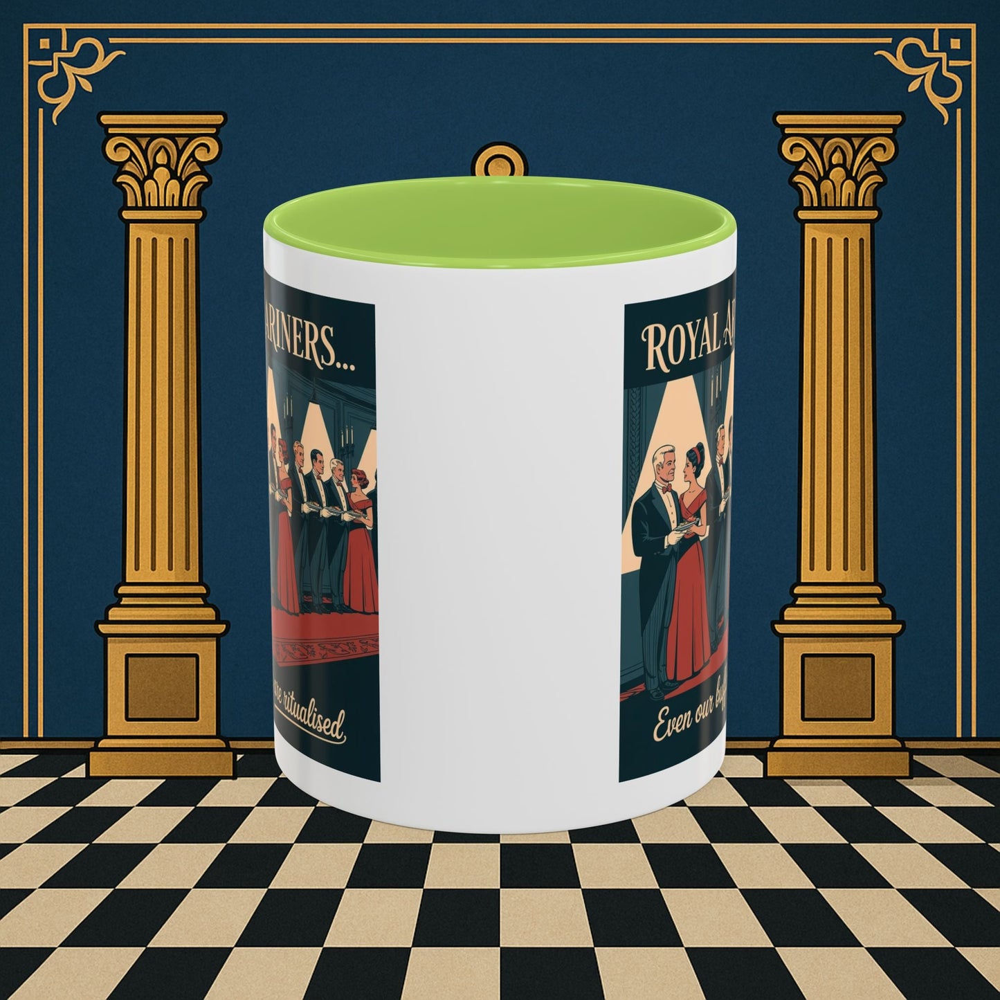 Masonic Mugs - Synchronized Service - Royal Ark Mariners Printify