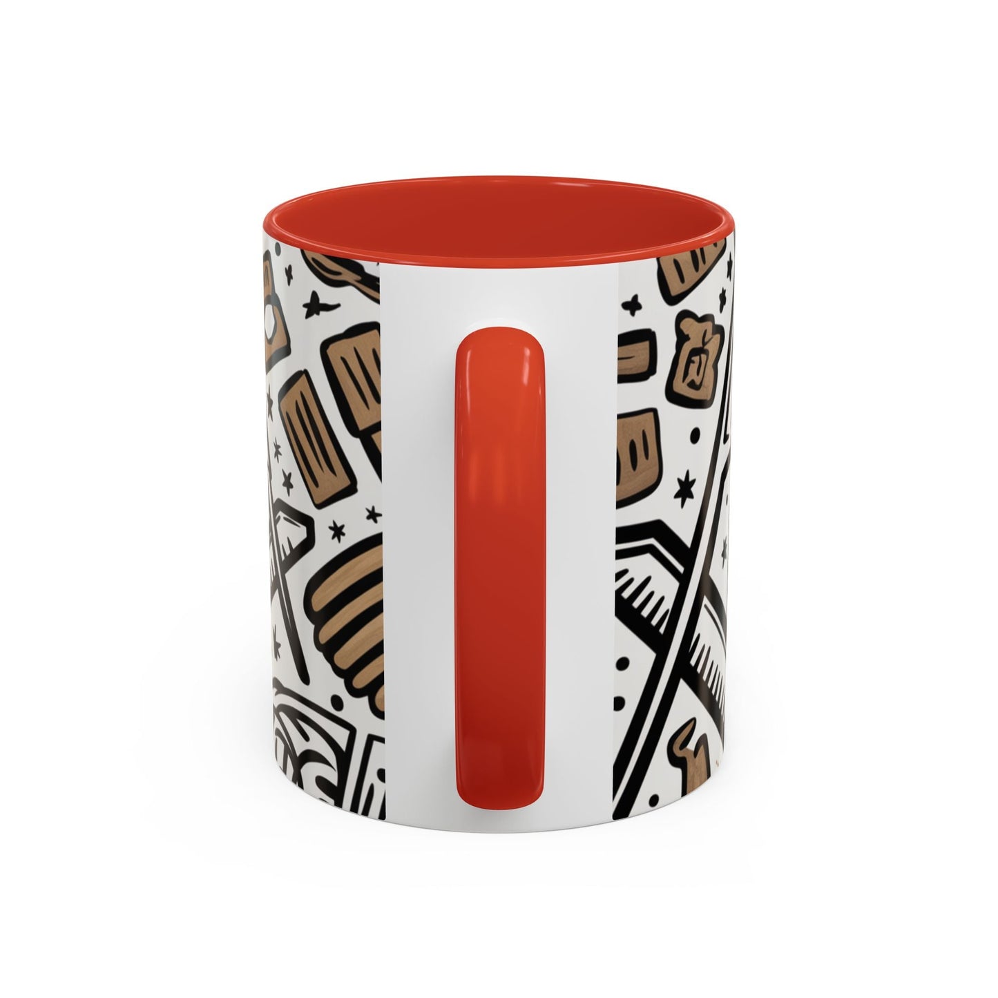 Masonic Premium Ready to Go Accent Coffee Mug | Unique Gift for Freemasons | Perfect for Coffee Lovers, Home Decor, Stylish Drinkware Printify