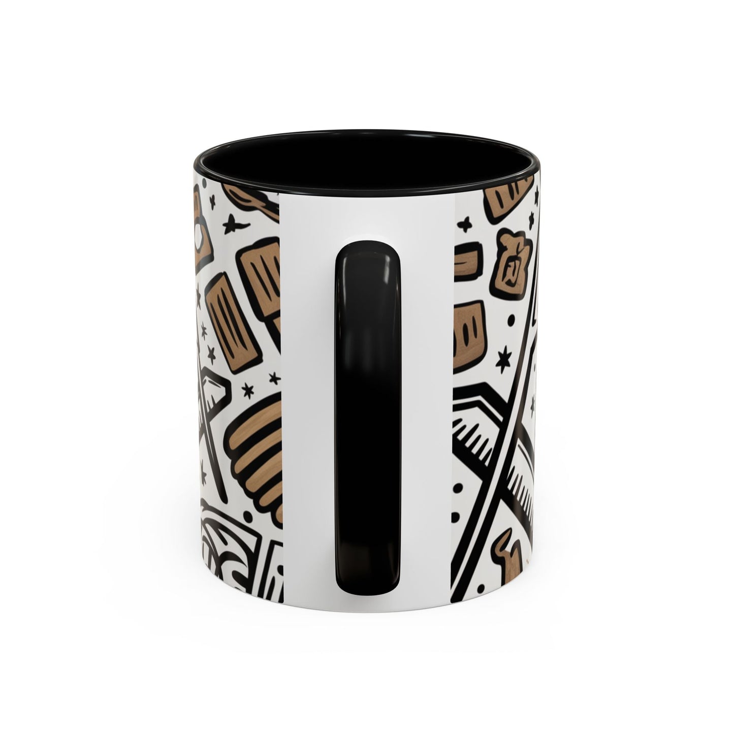 Masonic Premium Ready to Go Accent Coffee Mug | Unique Gift for Freemasons | Perfect for Coffee Lovers, Home Decor, Stylish Drinkware Printify