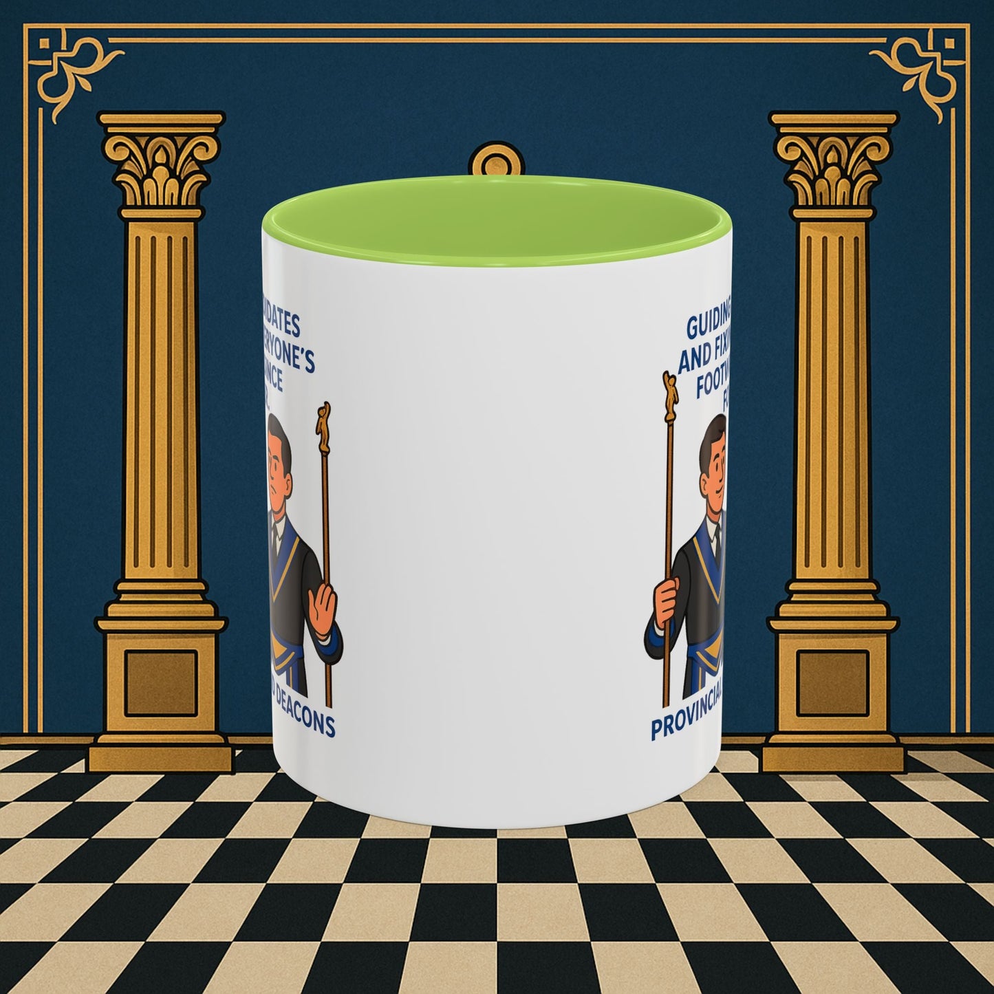 Masonic Mugs - Guiding Light of Masonic Tradition - Provincial Grand Deacons Printify