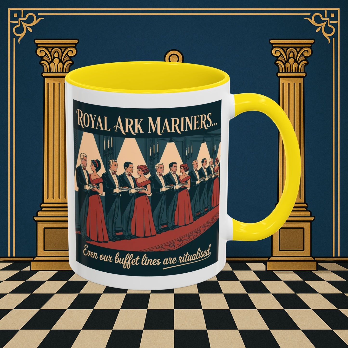 Masonic Mugs - Synchronized Service - Royal Ark Mariners Printify