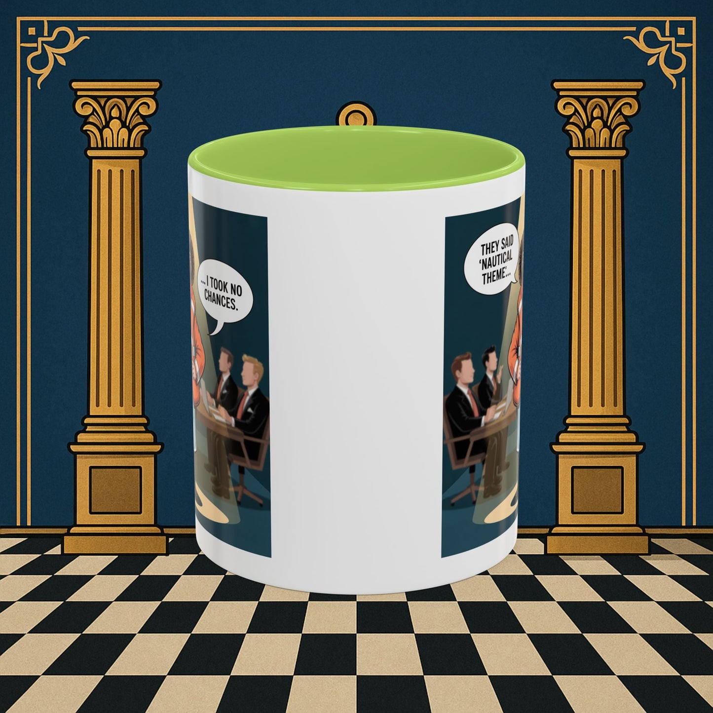 Masonic Mugs - Boardroom Baa - Royal Ark Mariner Printify