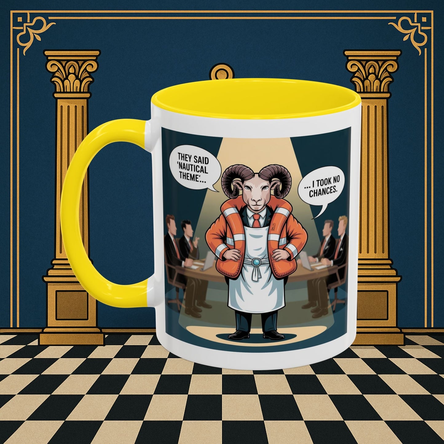 Masonic Mugs - Boardroom Baa - Royal Ark Mariner Printify