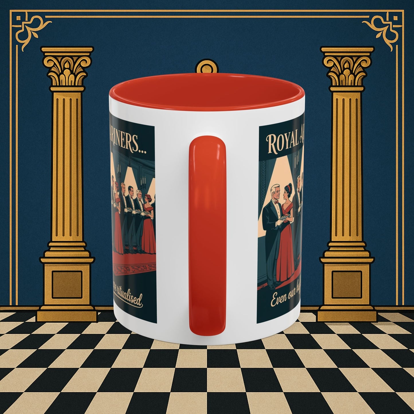 Masonic Mugs - Synchronized Service - Royal Ark Mariners Printify