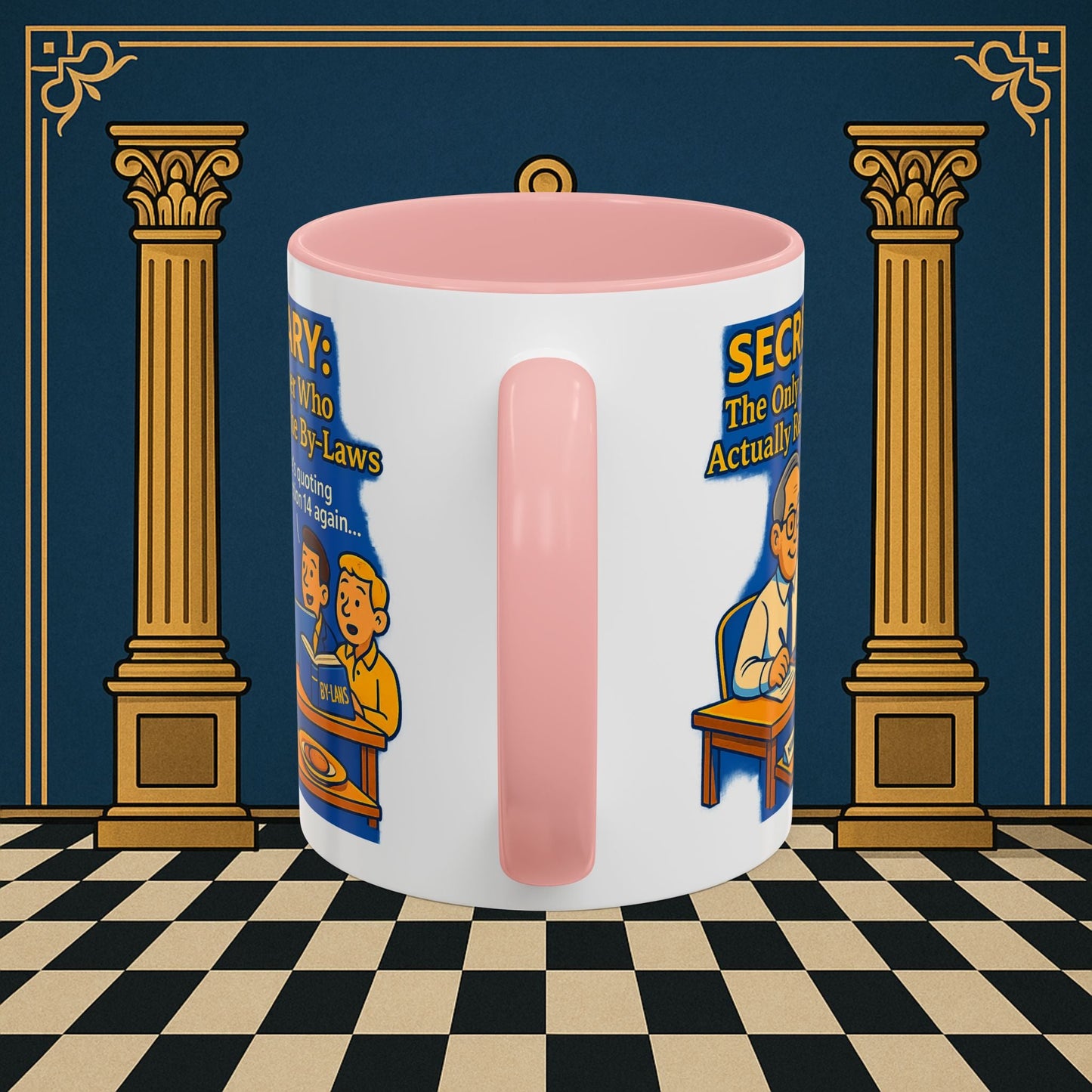 Masonic Mugs - Bureaucratic Bliss - Secretary Printify