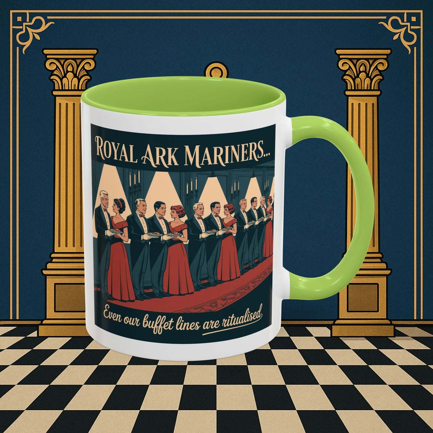 Masonic Mugs - Synchronized Service - Royal Ark Mariners Printify