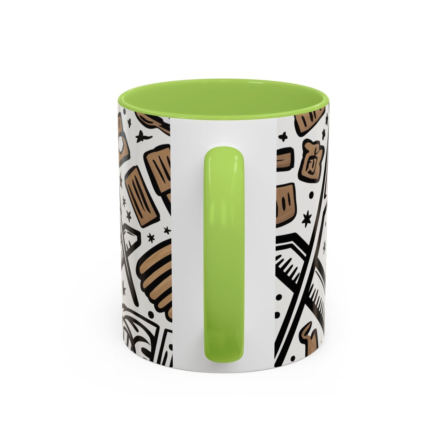 Masonic Premium Ready to Go Accent Coffee Mug | Unique Gift for Freemasons | Perfect for Coffee Lovers, Home Decor, Stylish Drinkware Printify