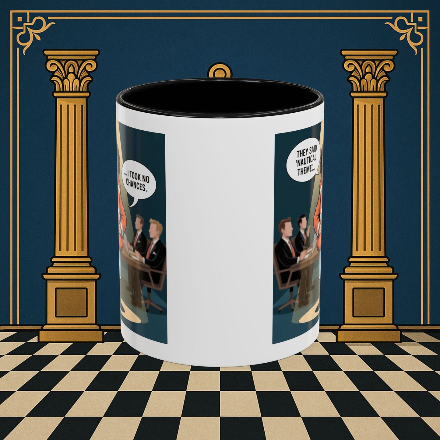 Masonic Mugs - Boardroom Baa - Royal Ark Mariner Printify