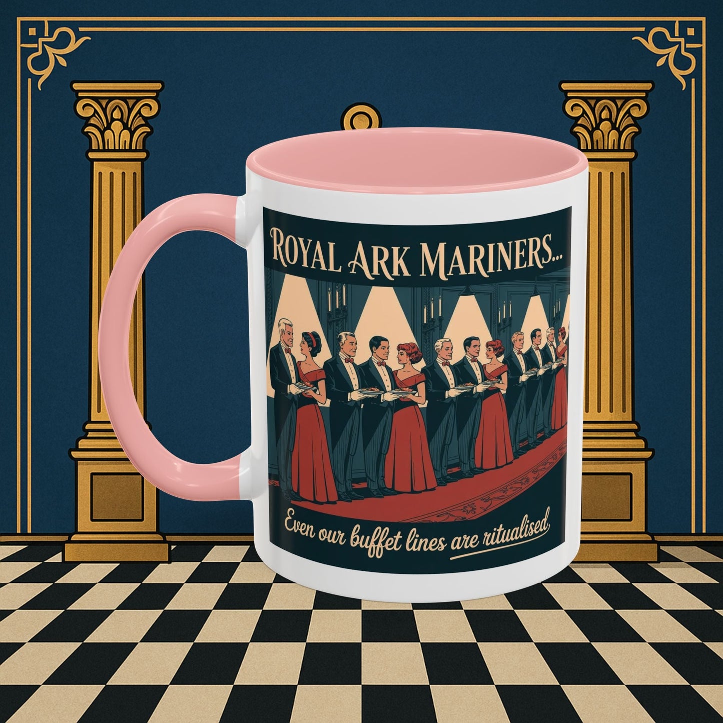 Masonic Mugs - Synchronized Service - Royal Ark Mariners Printify