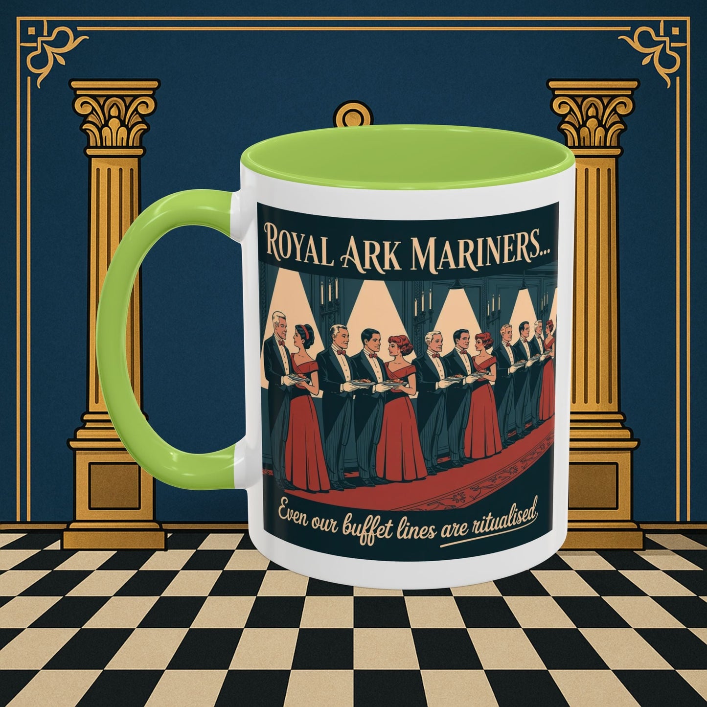 Masonic Mugs - Synchronized Service - Royal Ark Mariners Printify
