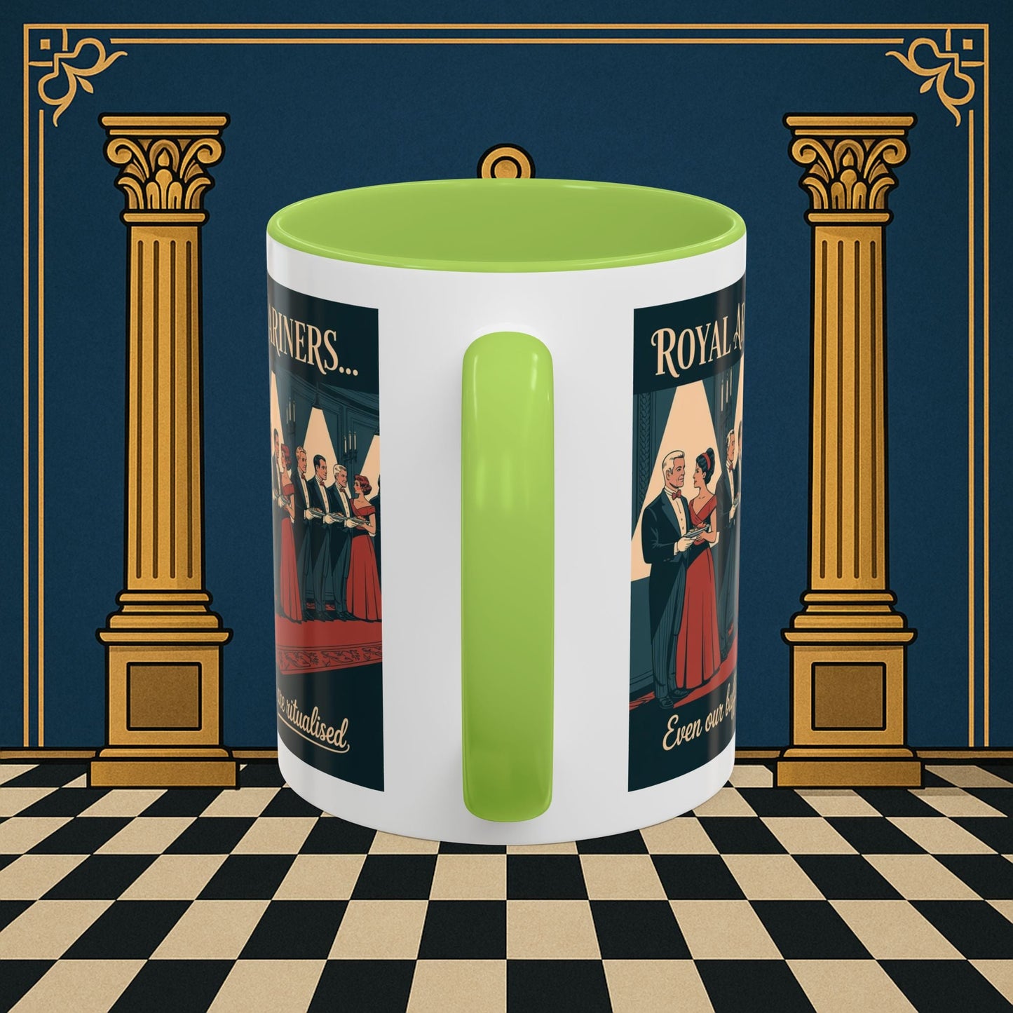 Masonic Mugs - Synchronized Service - Royal Ark Mariners Printify