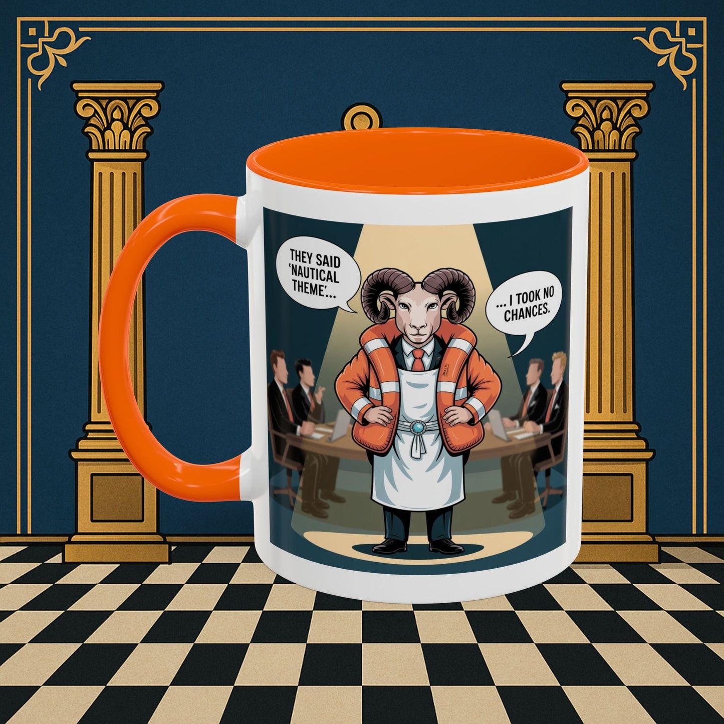 Masonic Mugs - Boardroom Baa - Royal Ark Mariner Printify
