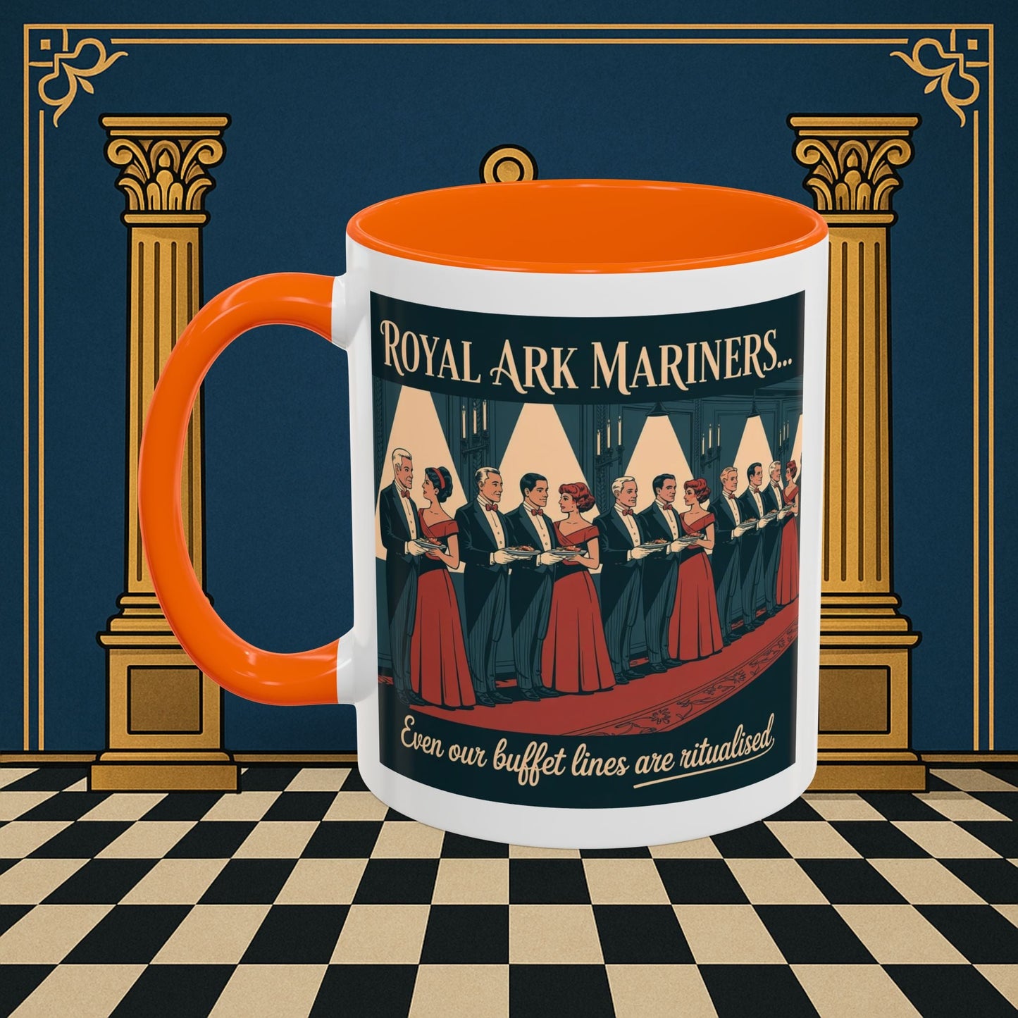 Masonic Mugs - Synchronized Service - Royal Ark Mariners Printify
