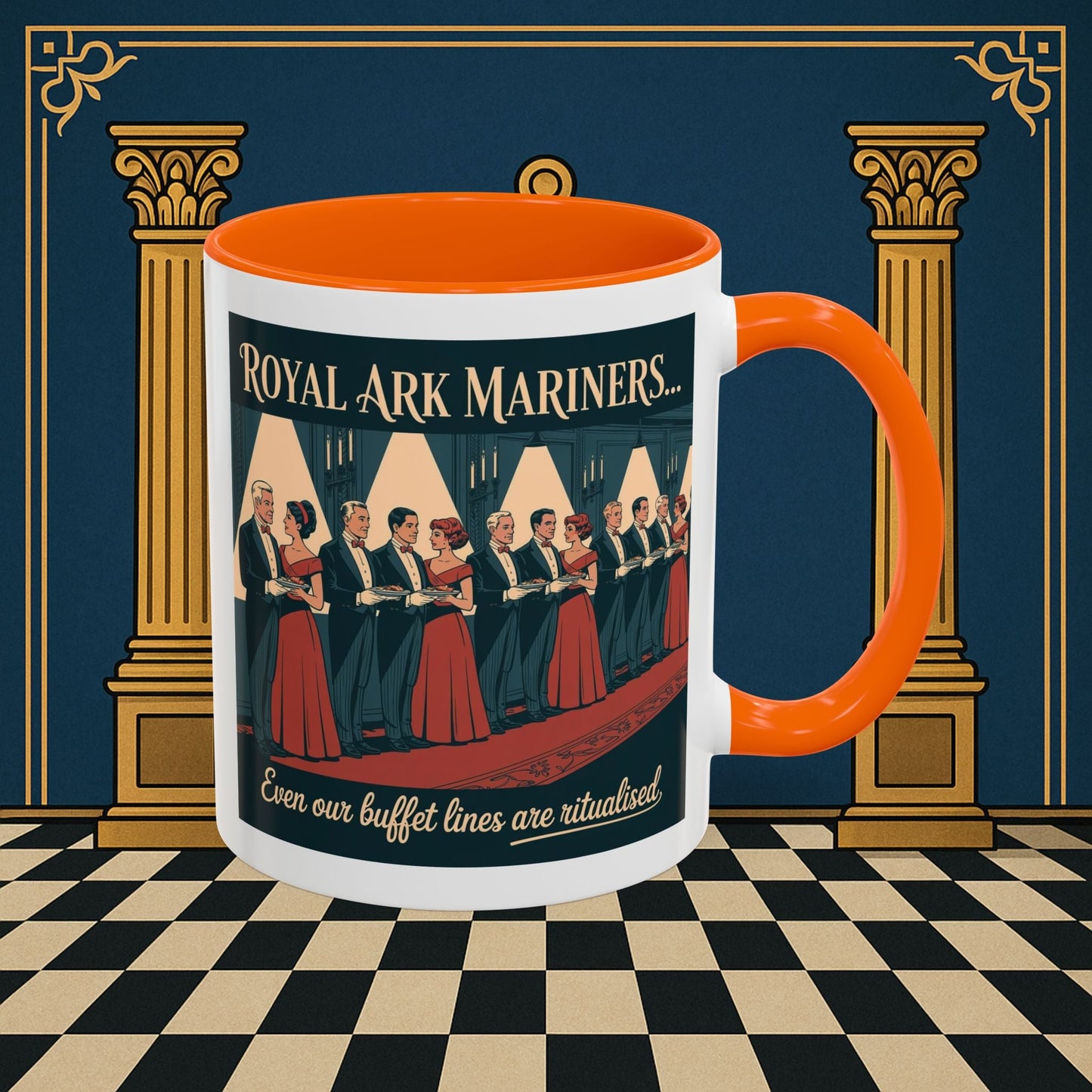 Masonic Mugs - Synchronized Service - Royal Ark Mariners Printify