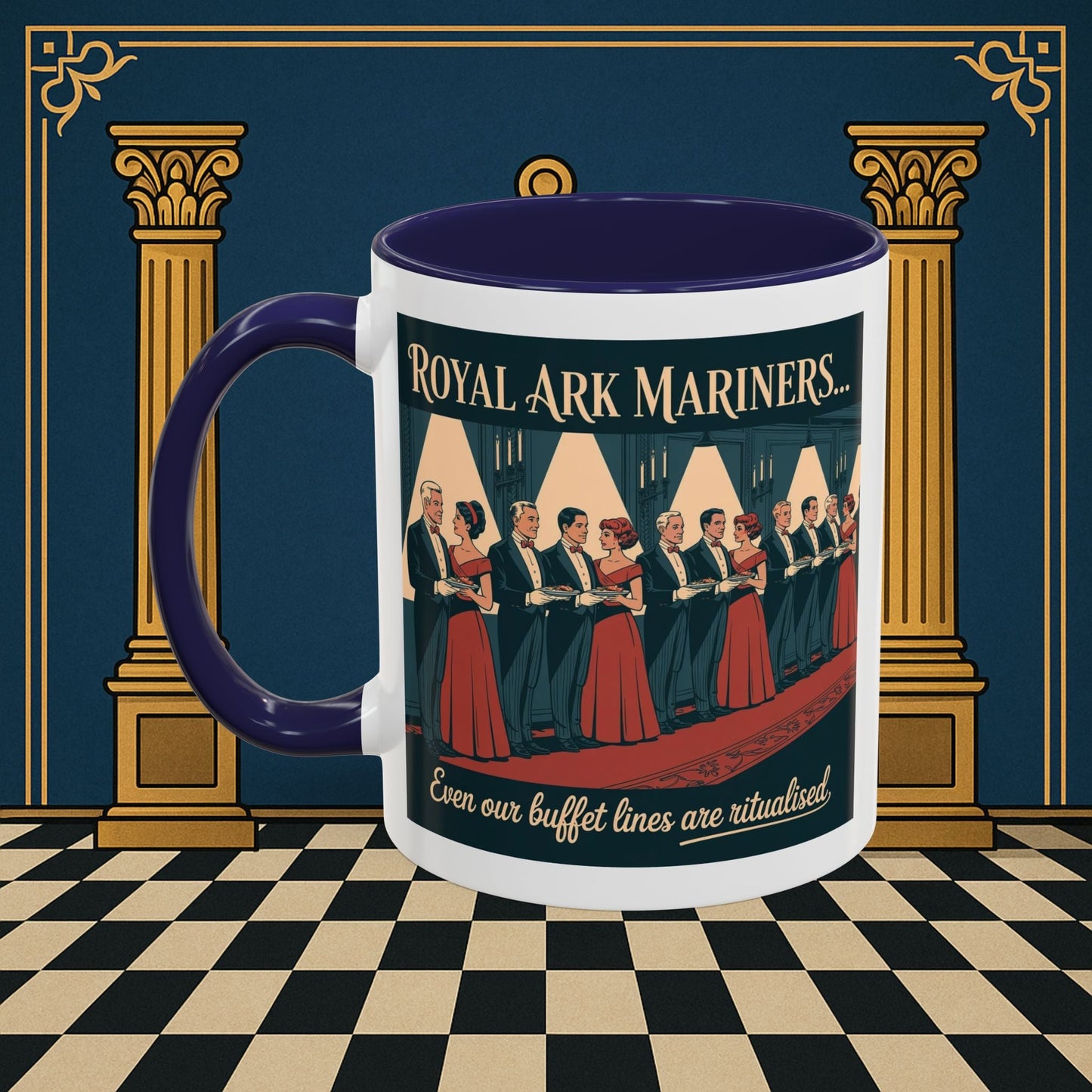 Masonic Mugs - Synchronized Service - Royal Ark Mariners Printify