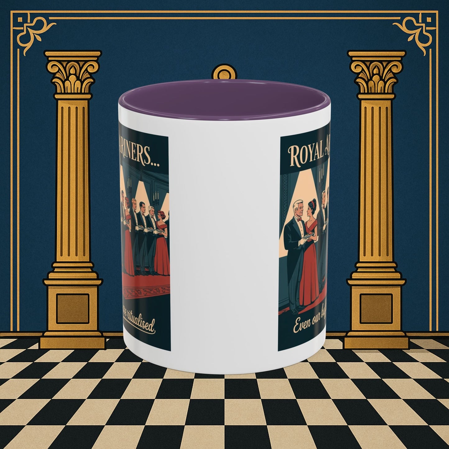 Masonic Mugs - Synchronized Service - Royal Ark Mariners Printify