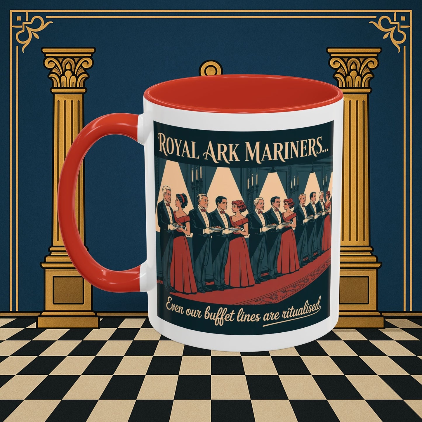Masonic Mugs - Synchronized Service - Royal Ark Mariners Printify