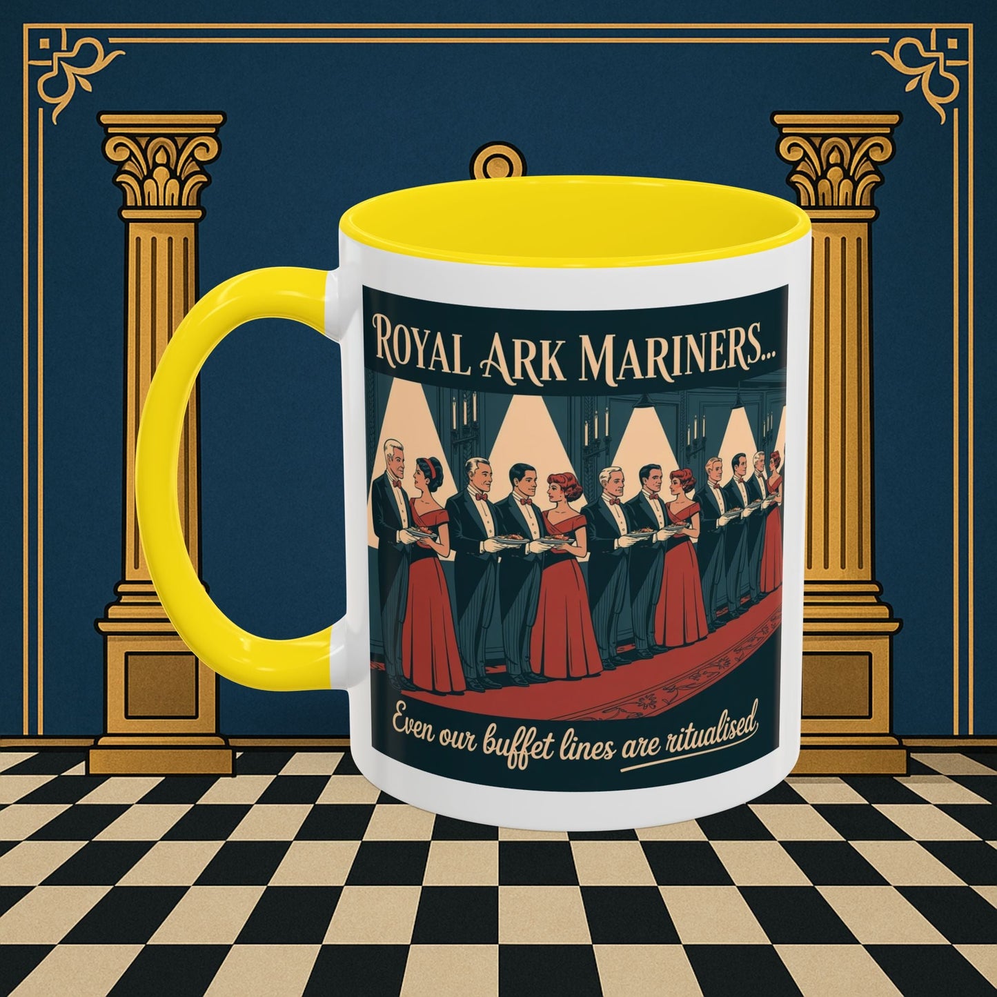 Masonic Mugs - Synchronized Service - Royal Ark Mariners Printify