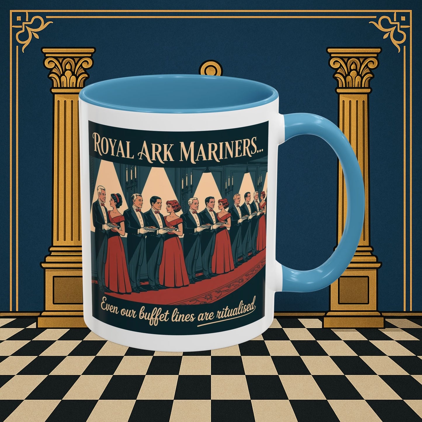 Masonic Mugs - Synchronized Service - Royal Ark Mariners Printify