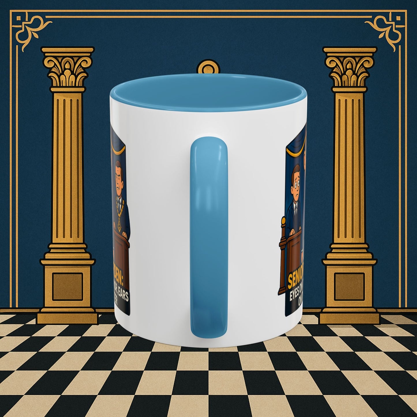 Masonic Mugs - Masonic Watchfulness - Senior Warden Printify