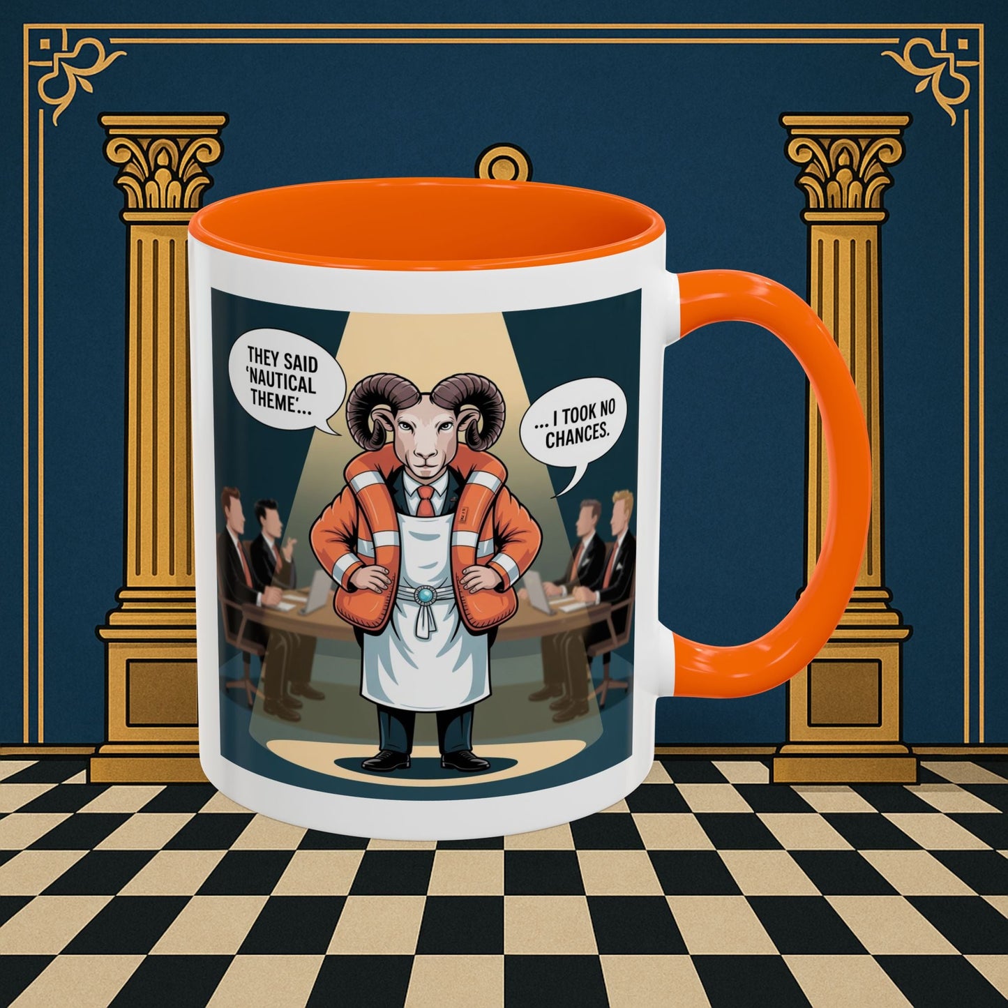 Masonic Mugs - Boardroom Baa - Royal Ark Mariner Printify