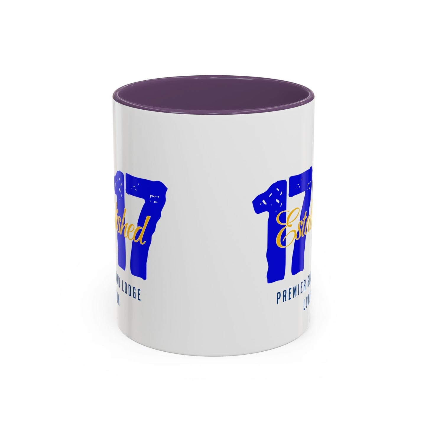 Established 1717 Accent Coffee Mug | Vintage Lodge Mug | Gift for Coffee Lovers | Unique Home Decor | Anniversary Mug | Coffee Cup - Masonic Mugs