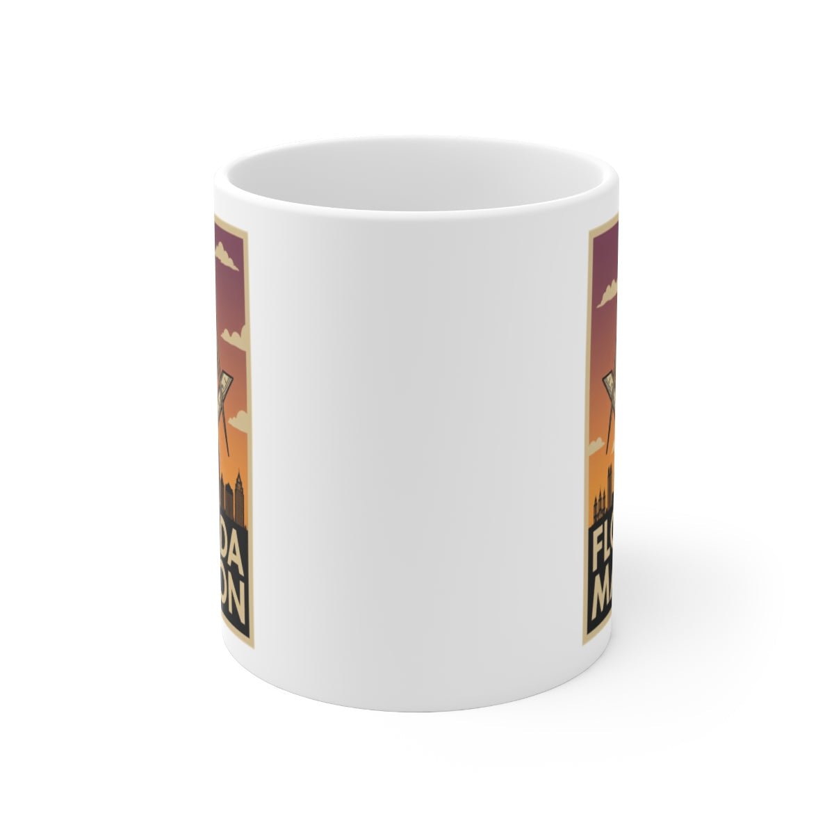 Florida Mason Custom Masonic Coffee Mug - Freemason Gift - Masonic Mugs