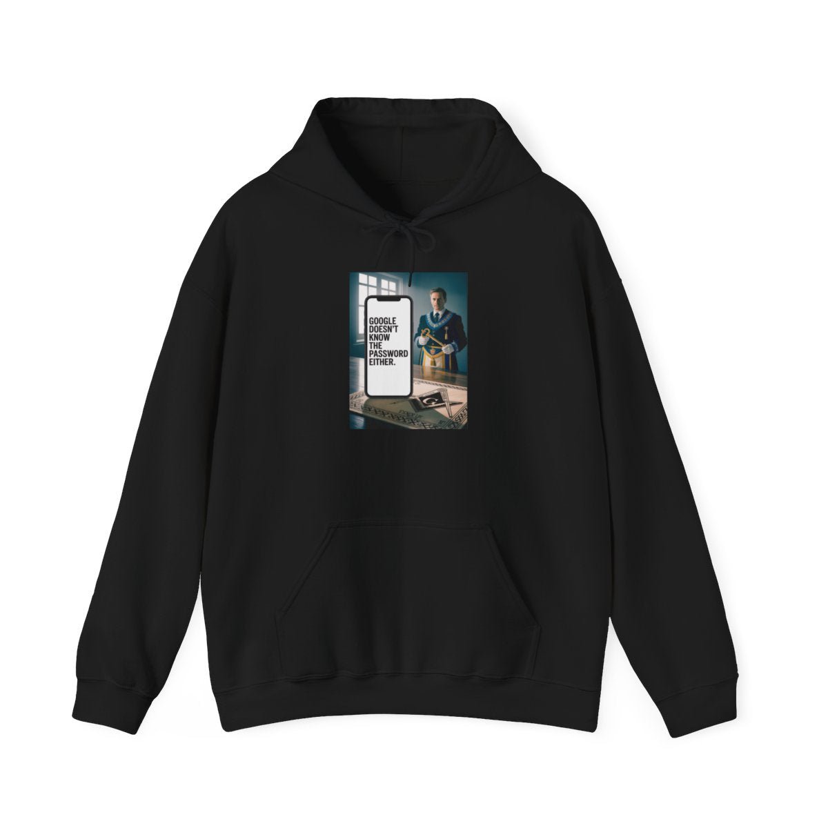 Google doesn't know the password - Unisex Freemason Ready to Go Apparel – T-Shirt, Sweatshirt or Hoodie – Multiple Colours & Sizes - Masonic Mugs