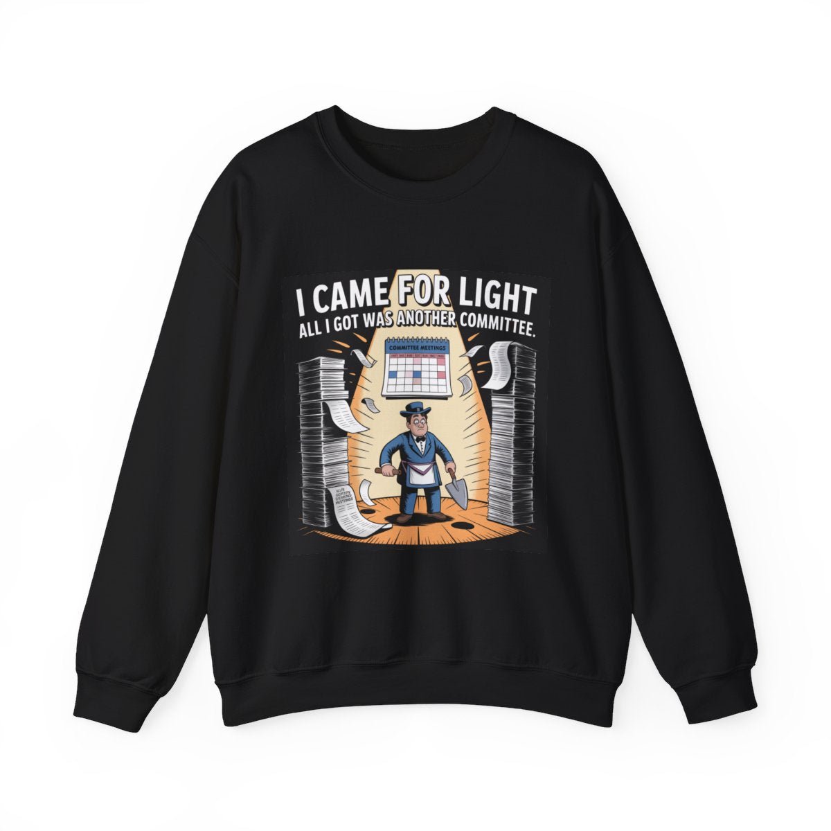 I came for Light - Unisex Freemason Ready to Go Apparel – T-Shirt, Sweatshirt or Hoodie – Multiple Colours & Sizes - Masonic Mugs
