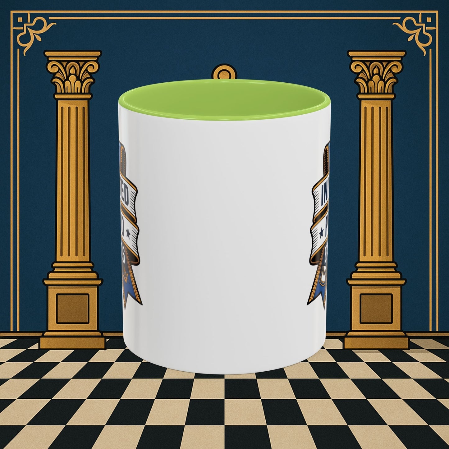 Premium Ready to Go Freemason Design | Entered Apprentice Initiated and Proud 2025 - Masonic Mugs