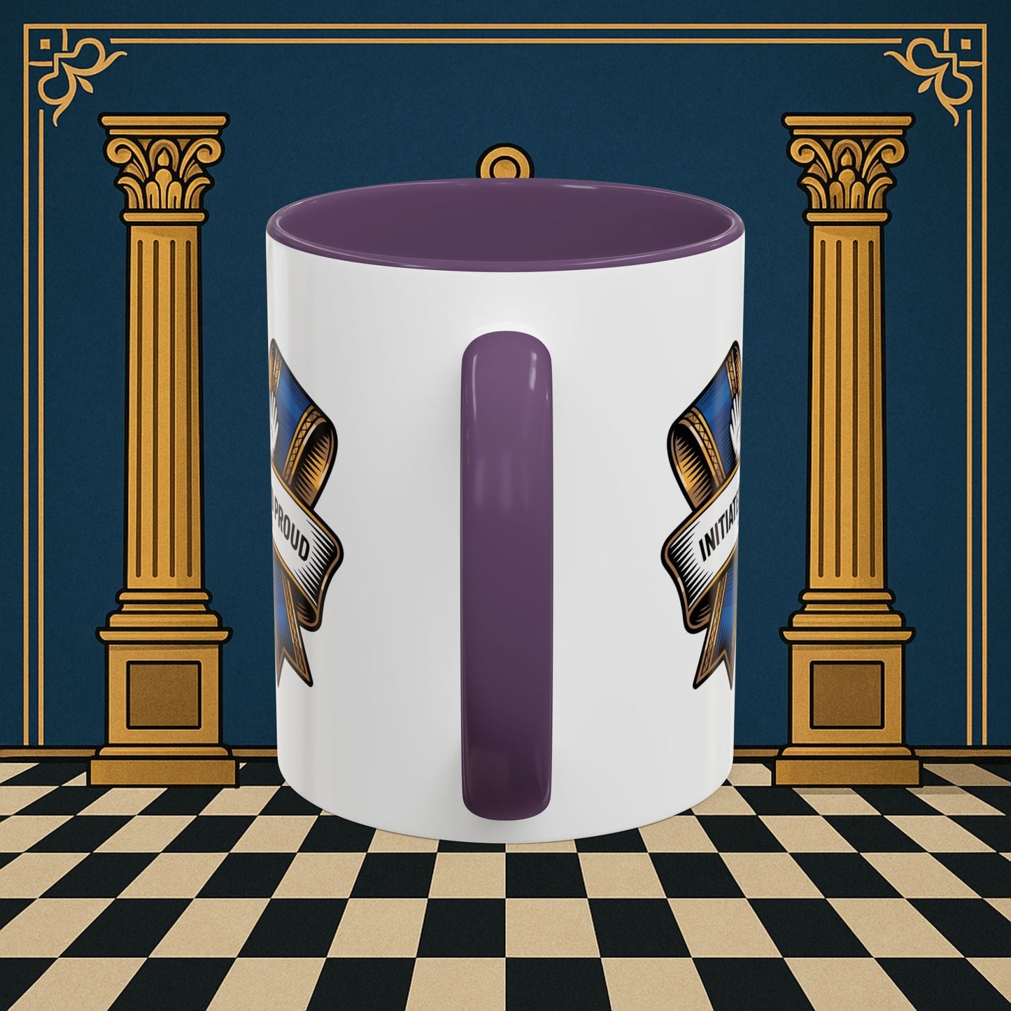 Premium Ready to Go Freemason Design | Entered Apprentice Initiated and Proud 2025 Ready to Go - Masonic Mugs