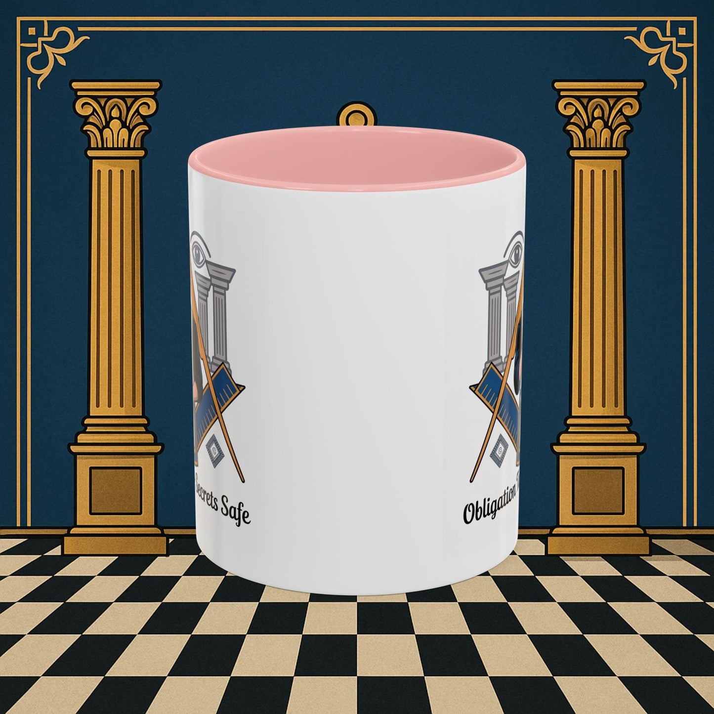 Premium Ready to Go Freemason Design | Entered Apprentice Obligation taken secrets Safe - Masonic Mugs