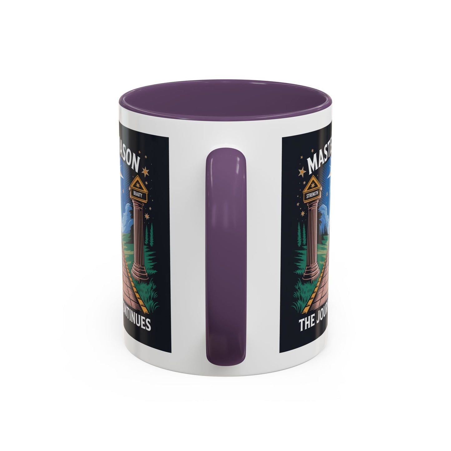 Premium Ready to Go Freemason Design | The Third Degree | Master Mason | The Journey Continues - Masonic Mugs