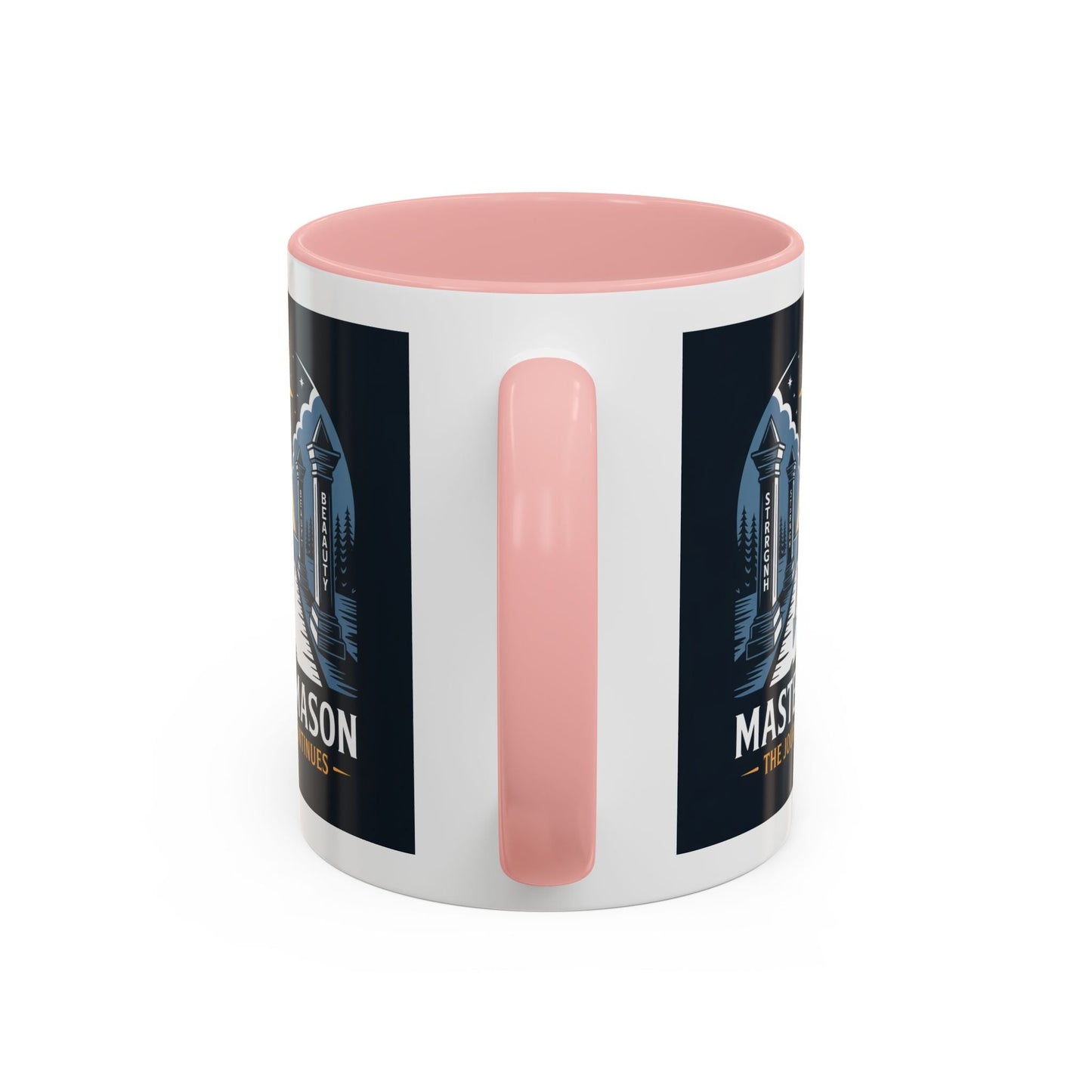 Premium Ready to Go Freemason Design | The Third Degree | Master Mason | The Journey Continues - Masonic Mugs
